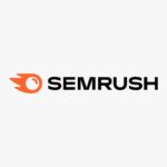 “SEMrush logo featuring an orange flame icon and black text.”